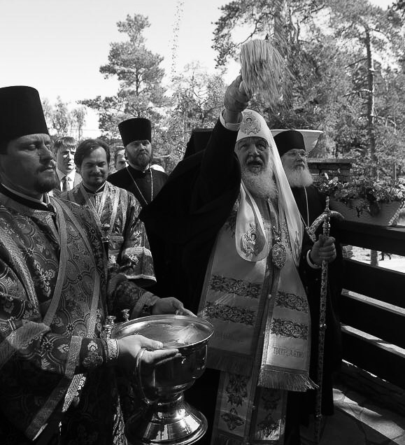 патриарх кирилл освятил часовню у никольского скита на валааме