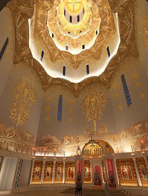 интерьер храма святого равноапостольного великого князя владимира