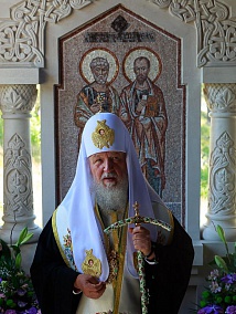 патриарх кирилл освятил часовню у никольского скита на валааме_11